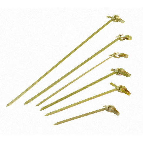 Pique bambou boucle "Noshi" 10,5 cm - 100 unitÃ©s