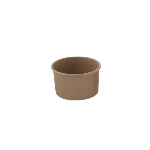 Pot carton kraft brun chaud et froid 200 ml Diam: 9 cm 9 x 7,4 x 4,8 cm - 50 unitÃ©s