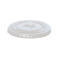 Couvercle PET plat transparent Diam: 4,5 cm 4,5 cm - 100 unitÃ©s