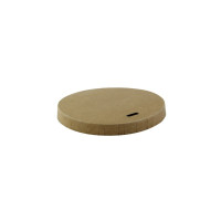 Couvercle carton kraft chaud et froid  H8mm