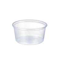 Pot Deli rond PP transparent 350 ml Diam: 11,6 cm 11,6 x 5,5 cm - 50 unitÃ©s