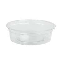 Pot plastique PET transparent rond   H20mm 40ml