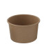 Pot carton kraft brun chaud et froid 70 ml Diam: 6,2 cm 6,2 x 5,2 x 3,5 cm - 50 unitÃ©s