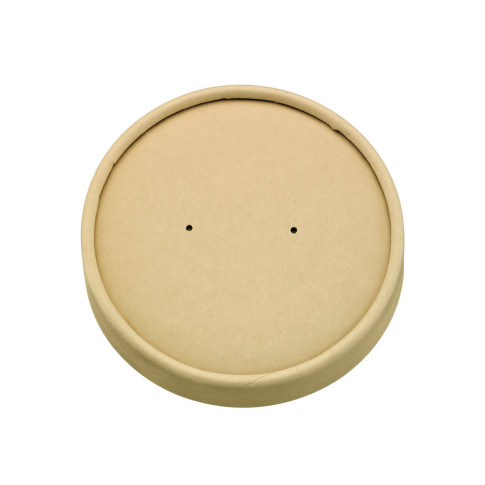 Couvercle carton kraft sans plastique  - 6,1 cm x 0 cm x 0,75 cm - 50 Pcs