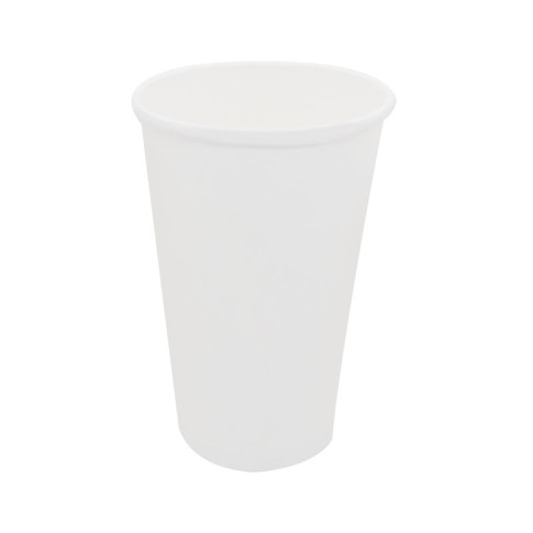 Gobelet Carton Blanc "Aircup"  - 350 ml - 8 cm x 5.4 cm x 11.6 cm - 50 unitÃ©s