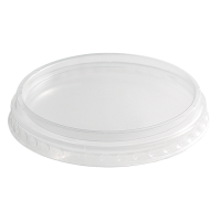Couvercle transparent plat Diam: 9,5 cm 9,5 x 1,5 cm - 25 unitÃ©s