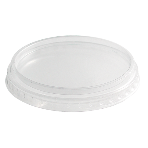 Couvercle transparent plat Diam: 9,5 cm 9,5 x 1,5 cm - 25 unitÃ©s