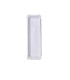 Assiette rectangulaire en carton recyclÃ© blanc 23 x 8 cm - 250 unitÃ©s