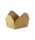 Mini boÃ®te repas carton kraft 410 ml 11,5 x 9,8 x 3,5 cm - 50 unitÃ©s