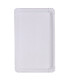 Assiette rectangulaire en carton recyclÃ© blanc 33 x 19 cm - 250 unitÃ©s