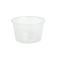 Pot PP transparent rond 110 ml Diam: 7 cm 7,03 x 5,2 x 4,3 cm - 100 unitÃ©s
