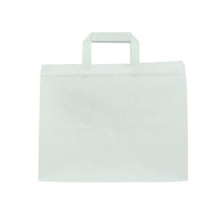 Sac cabas papier blanc 32 x 20 x 25 cm - 250 unitÃ©s