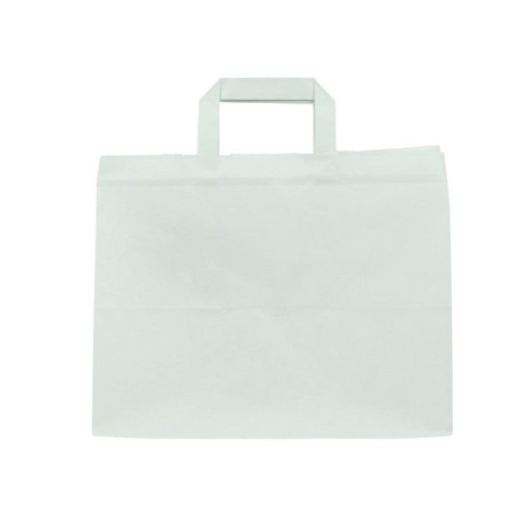 Sac cabas papier blanc 32 x 20 x 25 cm - 250 unitÃ©s