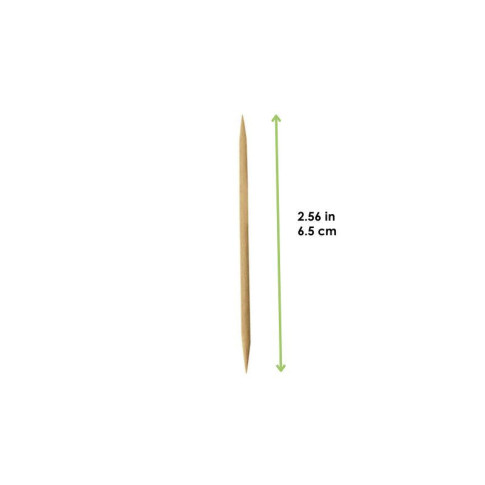 Cure dents en bois   H65mm