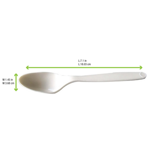 Cuillère PLA blanche    H180mm