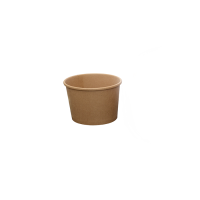 Pot carton kraft brun chaud et froid   H62mm 230ml