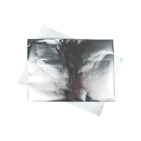 Papier alimentaire aluminium et blanc  250x350mm