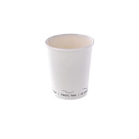 Gobelet Eden blanc en carton sans plastique, Waterbased  H79mm 180ml