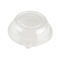 Couvercle plat transparent en plastique PET  H25mm