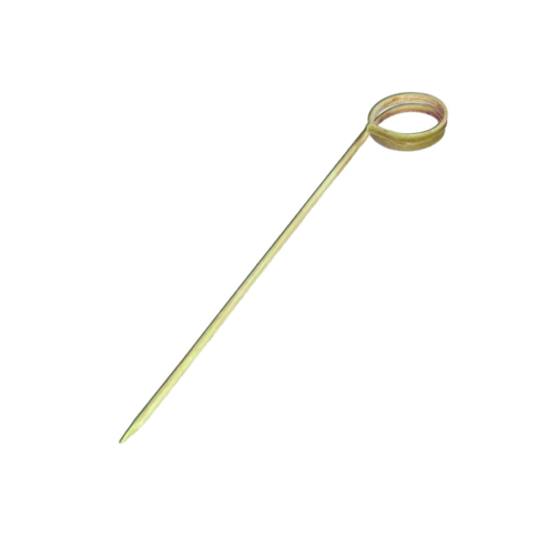 Pique bambou avec une extrémité en boucle  H120mm