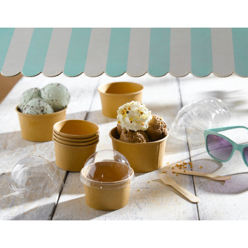 Cuillère à glace bois   H95mm