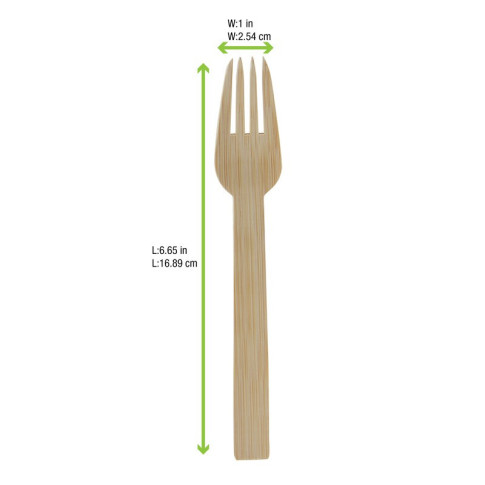 Fourchette bambou "Anji"  H170mm