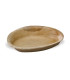 Assiette en palmier forme oeuf  190x120mm H25mm 270ml