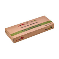 Papier alimentaire blanc enchevêtré en boite distributrice  360x250mm