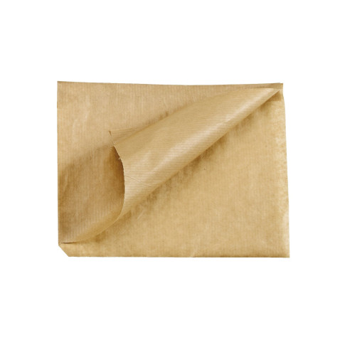 Sac papier brun ouvert sur 2 côtés  170x160mm