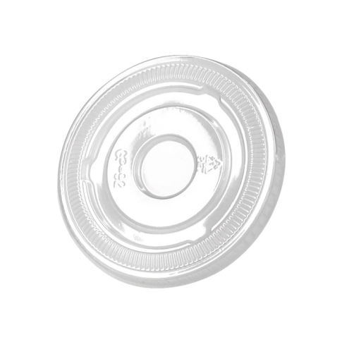 Couvercle plat transparent en plastique PET  H10mm