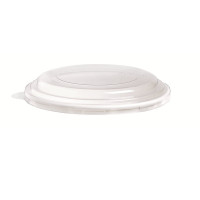 Couvercle plat transparent en plastique PET