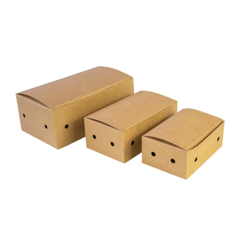 Boîte Kraft 6 Nuggets  114x73mm H45mm