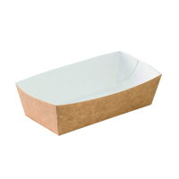 Barquette en carton kraft  140x65mm H42mm 460ml