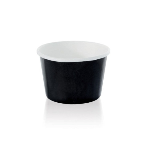 Pot carton noir chaud et froid  H49mm 130ml