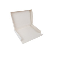 Boite plateau lunch carton blanc  320x420mm H60mm