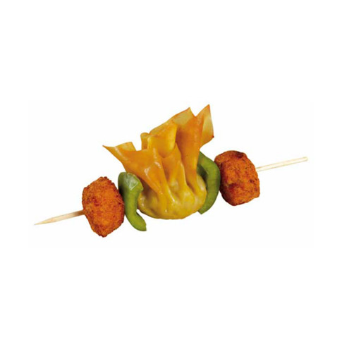 Brochette bois ronde   H150mm