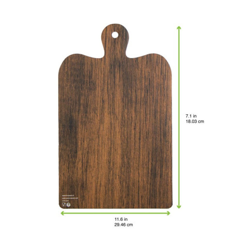 Les planches apéro double face imitation marbre et bois  180x295mm