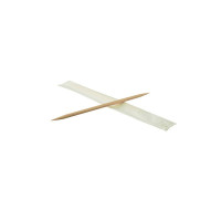 Cure dents en bois emballé individuellement   H65mm