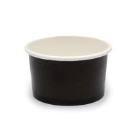 Pot carton noir chaud et froid  H35mm 60ml