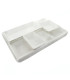 Plateau repas pulpe 5 pièces  410x280mm H50mm