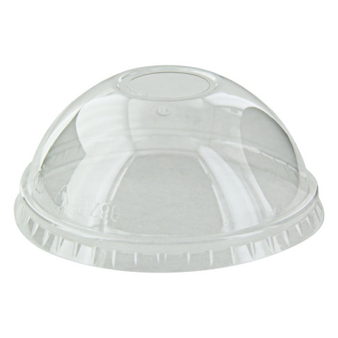 Couvercle PET transparent dôme  H38mm