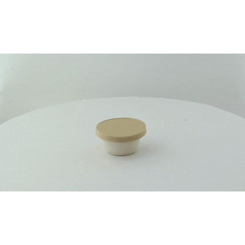 Couvercle carton kraft chaud et froid  H11mm