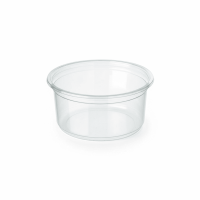 Pot Deli rond PLA transparent   H73mm 450ml
