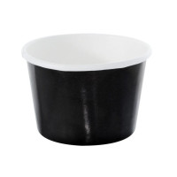 Pot carton noir chaud et froid   H62mm 280ml