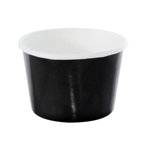 Pot carton noir chaud et froid   H62mm 280ml