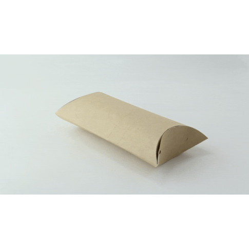 Boite à crêpe rectangulaire carton kraft  100x45mm H160mm