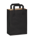 Sac cabas papier kraft brun recyclé imprimé noir 180x85mm H230mm