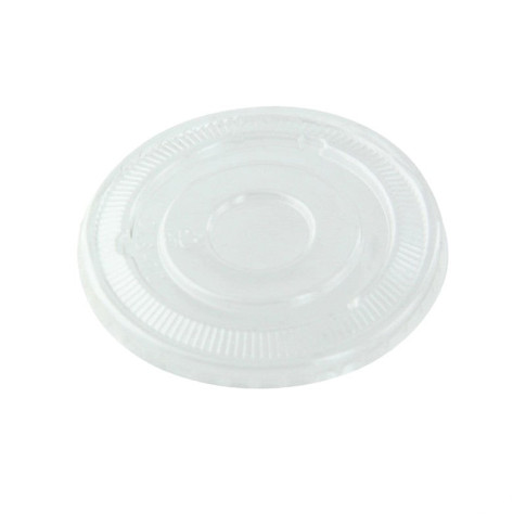 Couvercle plat transparent en plastique PET