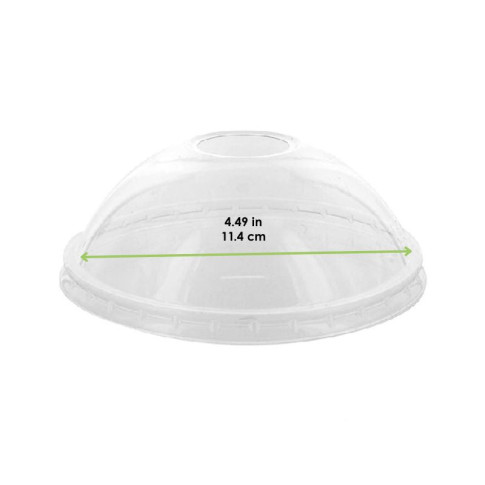 Couvercle dôme transparent en plastique PET