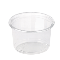 Pot Deli rond PET transparent  H61mm 360ml